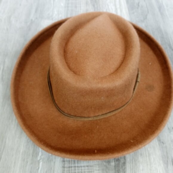 Wool Hat One Size Rustic Brown - Picture 5 of 7